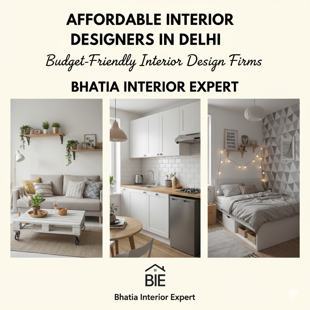 5 Affordable Interior Designers in Delhi